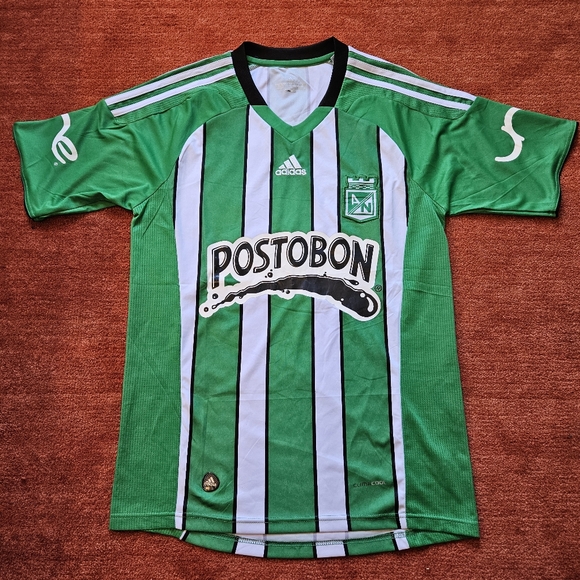 Atletico Nacional Colombia Soccer Adidas Home Jersey 2009-2010 Size Large RARE - Picture 1 of 10